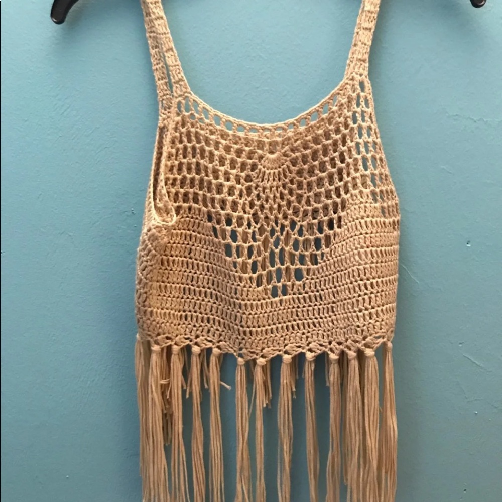 Crotchet crop top